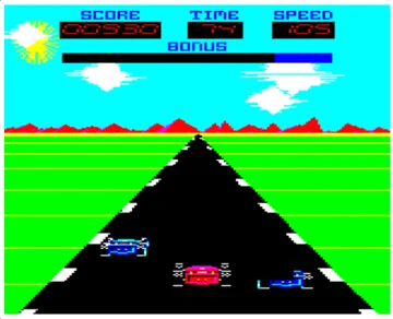 Overdrive (1984)(Superior Software)[a2] screen shot game playing